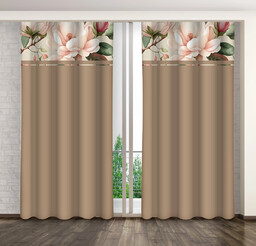 Zasłona dekoracyjna w kwiaty ZMK-194 Mariall