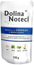 Dolina Noteci Premium Dorsz z brokułami 10x150g