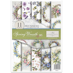 ITD Collection Papier do decoupage Spring Wreath, 21