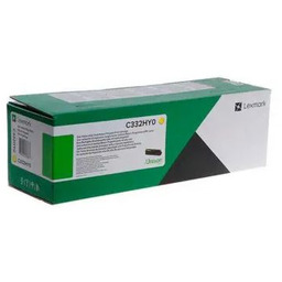 Toner Oryginalny Lexmark C332H Y (C332HY0) (Żółty)
