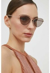 Swarovski okulary przeciwsłoneczne Matrix damskie kolor różowy