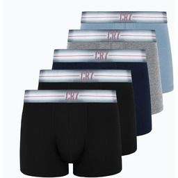 Bokserki męskie CR7 Basic Trunk 5 par Multicolor
