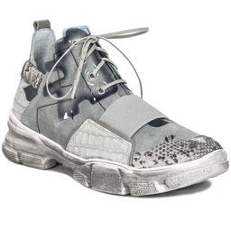 Półbuty damskie Maciejka Popielate-36