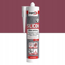 Sopro Silicon Silikon sanitarny Burgundowa Czerwień 92 310ml