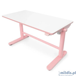 Biurko regulowane elektrycznie dla dziecka XD Różowe -
