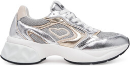 Sneakersy LOVE MOSCHINO JA15296G1MIQG90A Srebrny