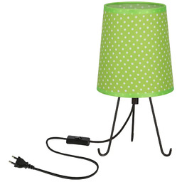 Candellux Zielona Lampka Nocna W Kropki E2-F95