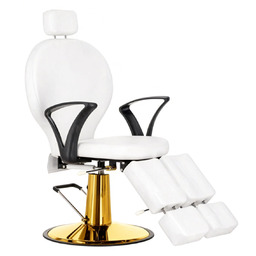 Fotel hydrauliczny kosmetyczny obrotowy spa łóżko leżanka