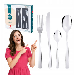 Komplet sztućców kolor srebrny Altom Design Future 24