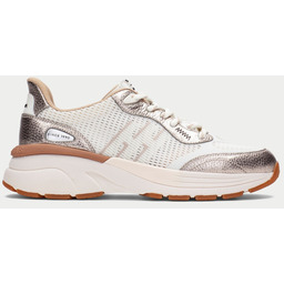 Hiszpańskie sneakersy premium - HISPANITAS HV264501 KREMOWO-ZŁOTE