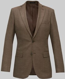 marynarka brolo brąz slim fit