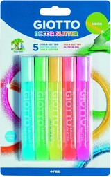 Klej brokatowy Neon 5x 10,5ml