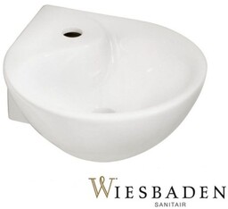 Umywalka mała ceramiczna narożna 35x35cm, PORTA biała