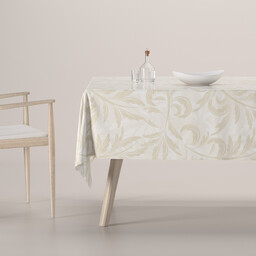 Obrus prostokątny, ecru liście akantu, Secret Garden