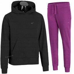 4F OCIEPLANY DAMSKI DRES BAWEĹNA KOMPLET BLUZA SPODNIE