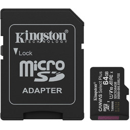 Karta pamięci microSD (microSDXC) Kingston 64GB Canvas Select