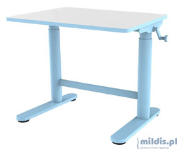 Małe biurko regulowane dla dziecka Niebieskie - Spacetronik