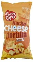 TORTILLA CHIPS SER.NACHO CHEESE 200G/22 POCO LOCO P