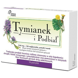 Original Tymianek i Podbiał 100mg+100mg, 24 past.