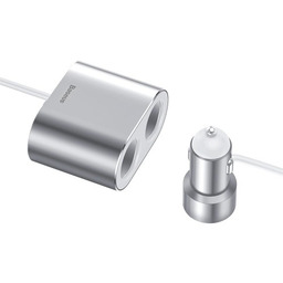 Baseus Ładowarka samochodowa High Efficiency 2x USB-A +