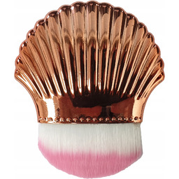 Pędzel do makijażu konturowanie makeup muszelka miedź