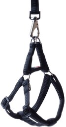 Szelki Soft Style Happet czarne odblaskowe S 1.0cm
