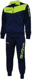 Dres Givova Tuta Visa Fluo granatowo-żółty TR018F 0419