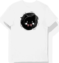 Koszulka męska biała z nadrukiem Hello Kitty Kawaii