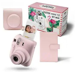 Fujifilm Instax Mini 12 Różowy + etui +
