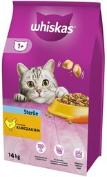 WHISKAS Karma Sucha Dla Kota Po Sterylizacji 1+