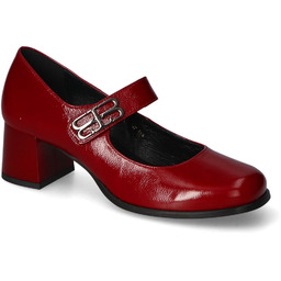 Półbuty Gamis 7743/G142 Bordowe lakier