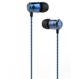 SoundMAGIC E50C Black-Blue Słuchawki dokanałowe z pilotem