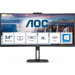 AOC CU34V5CW - 34-calowy zakrzywiony monitor QHD, 100