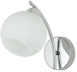 Candellux Minimalistyczna lampa ścienna Amos 21-35011 kulista biała