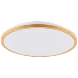 Polux Nasufitowy plafon okrągły Woody 319005 LED 15W