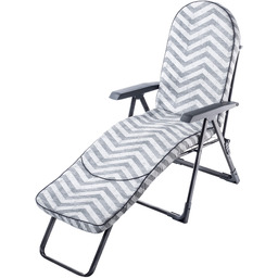 Leżak ogrodowy Eibar 184 x 110 cm "Zygzak"