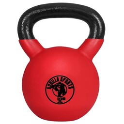 32 kg Kettlebell żeliwny gumowany Gorilla Sports kettle