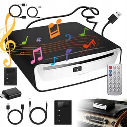 Odtwarzacz CD Z Pilotem I Usb Kablem Slot