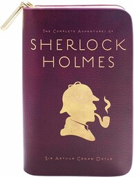 Well Read Sherlock Holmes portfel z zamkiem błyskawicznym