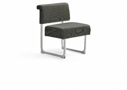 Sofa START, 600 mm, tkanina, oliwkowy, biały