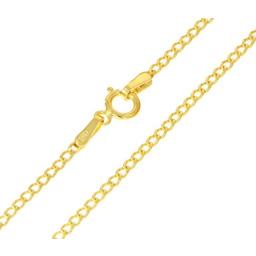 Złoty łańcuszek pancerka 45cm LA.00489 pr.585