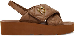 Sandały LOVE MOSCHINO JA16044I1MIE0201 Brązowy