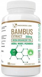 Suplement diety, Progress Labs, Krzem organiczny Bambus Extraxt,