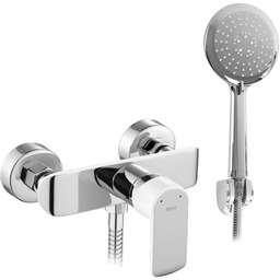 REA-B3000 Bloom Biała/Chrom Bateria prysznicowa