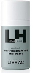 LIERAC HOMME Dezodorant 48h - Ultraskuteczna ochrona, 50ml