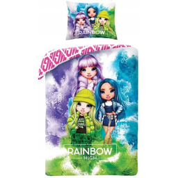 Pościel dziecięca Rainbow High 140 x 200 cm