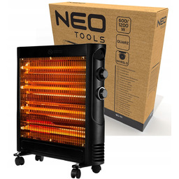 Promiennik kwarcowy grzejnik elektryczny 600W 1200W na podczerwień