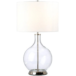Lampa stołowa Orb ORB-CLEAR-PN-WHT - Elstead