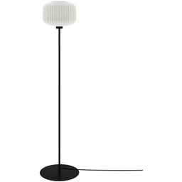 Lampa podłogowa ryflowany klosz K-5645 Sparta, stojąca lampa,