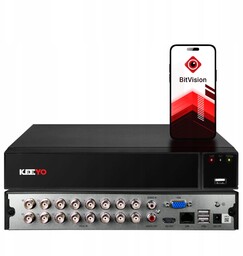Rejestrator Ahd hybrydowy Keeyo LV-V-XVR-16CH 16 kanałowy